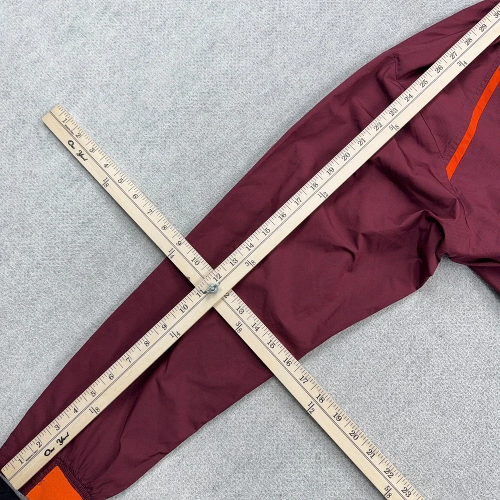 Virginia Teck Hokies Jacket Men Medium Full Zip Windbreaker Nike Fit Storn Y2K